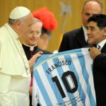 Papa Francesco e Diego Armando Maradona