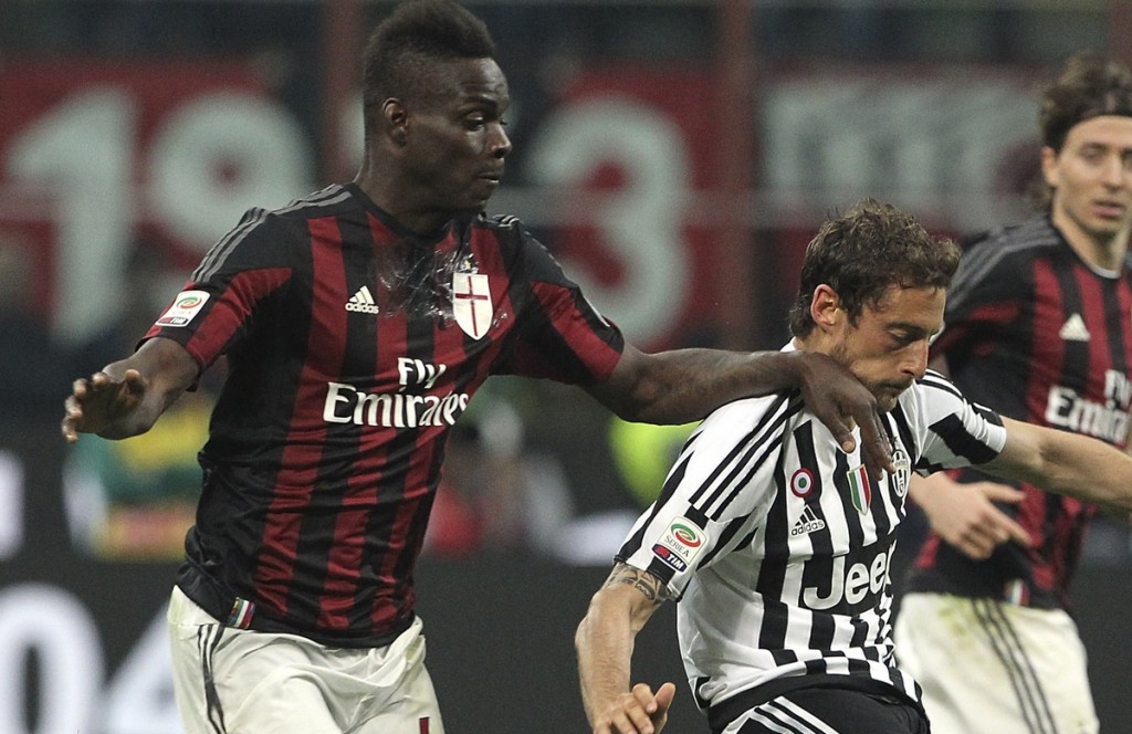 Mario Balotelli e Claudio Marchisio Milan