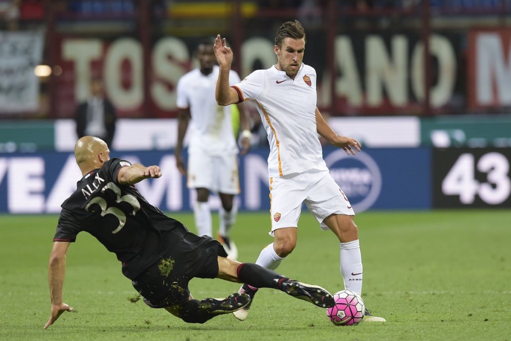 Alex Milan Kevin Strootman Roma