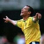 Cafu, ex terzino del Milan, qui con la maglia del Brasile