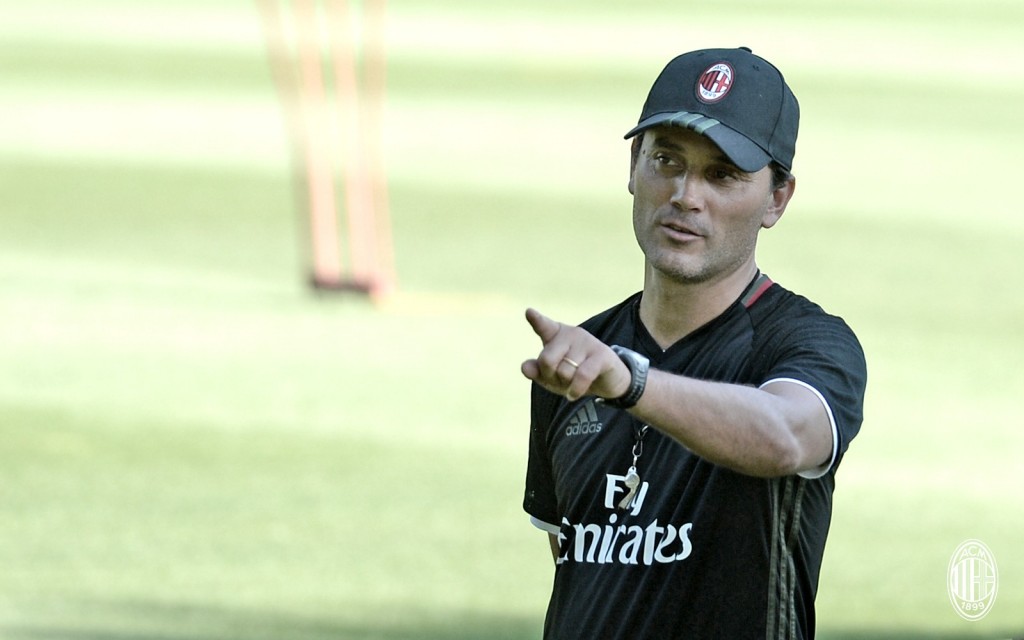 Vincenzo Montella Milanello Milan