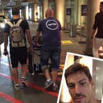 Benjamin Stambouli, atterrato in Germania per firmare con lo Schalke, foto Twitter