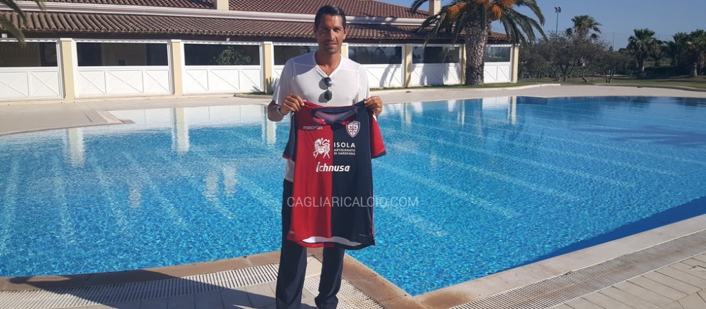 Marco Borriello, nuovo attaccante del Cagliari, foto cagliaricalcio.com