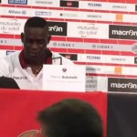 Mario Balotelli presentato dal Nizza, foto gazzetta.it
