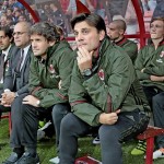 Montella e la panchina del Milan, acmilan.com