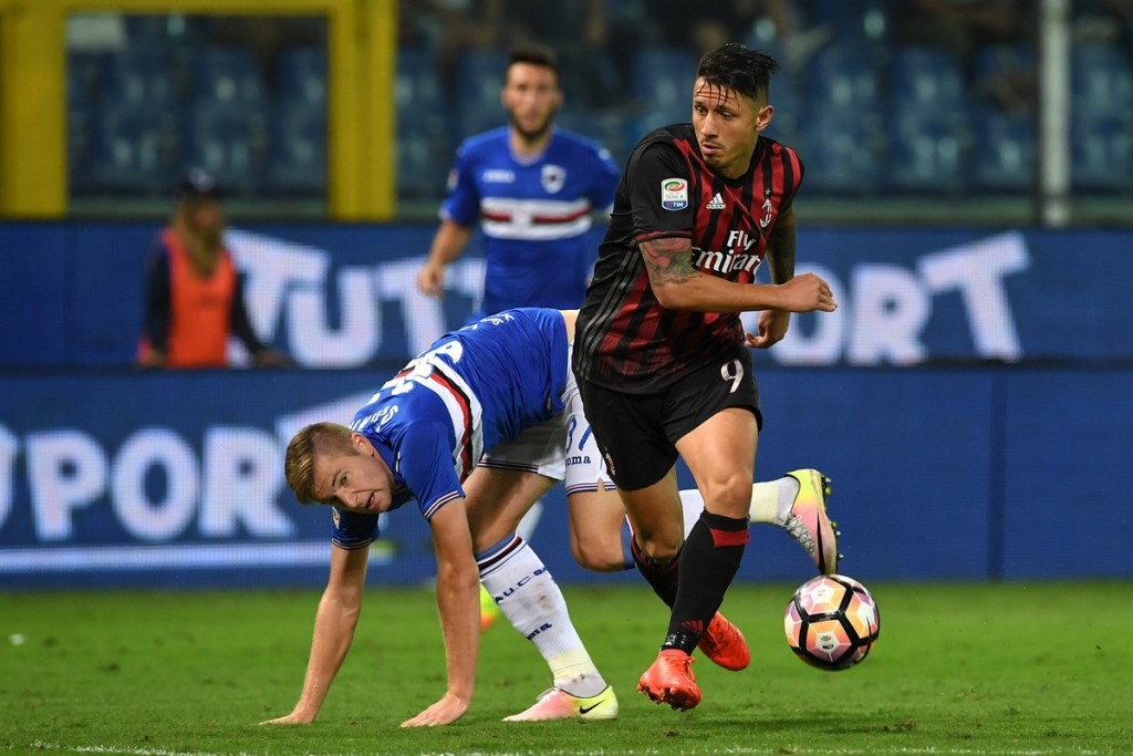 Skriniar Lapadula Sampdoria Milan