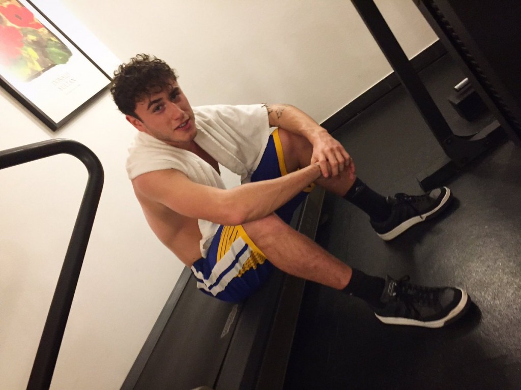 Davide Calabria in allenamento, foto Twitter Davide Calabria