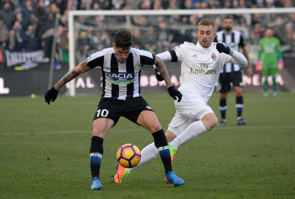 De Paul Deulofeu Udinese-Milan