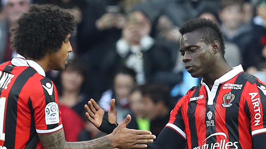 Dante e Mario Balotelli, Nizza, foto Fox Sports