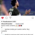 Siparietto Suso e Deulofeu su Instagram