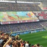 La coreografia del Milan