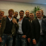 Galliani con tanti ex giocatori del Milan, foto Instagram Massaro