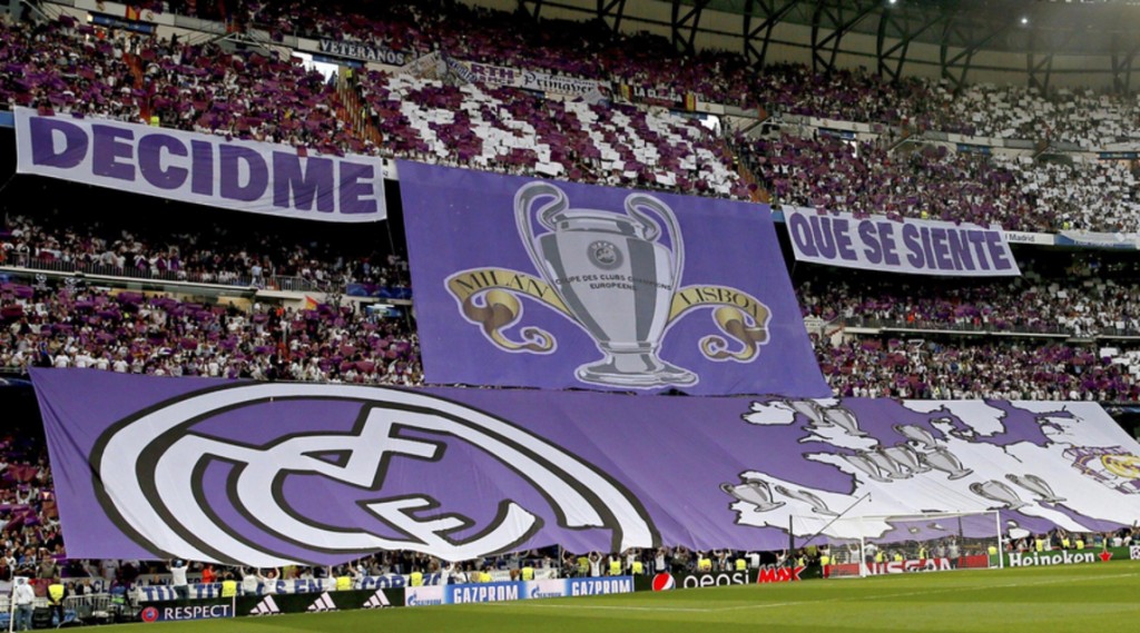 Coreografia Real-Atletico, foto EPA