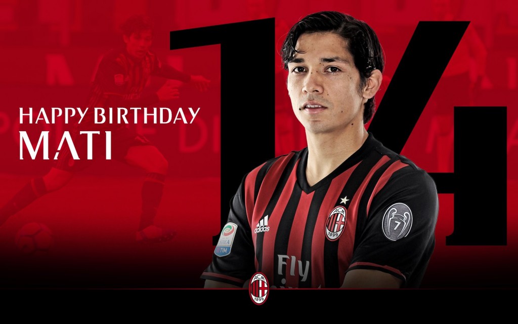 compleanno Mati Fernandez Milan