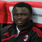Dominic Adiyah, ex Milan, foto Maglia rossonera
