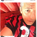 Maldini ha regalato la maglia del Milan a Fiorello, foto Instagram Maldini