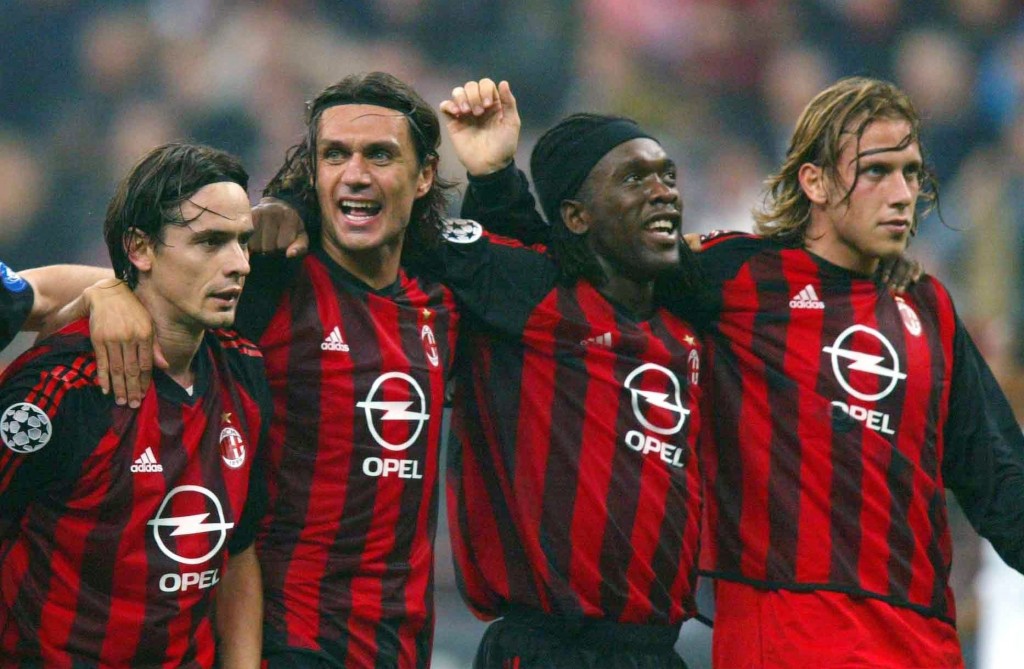 Inzaghi, Maldini, Seedorf, Dalla Bona