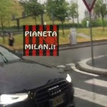 L'arrivo di Montella a Casa Milan, foto PianetaMilan.it