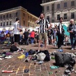 Torino, feriti nella calca per la partita juventus-Real Madrid, foto Tgcom24