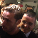 Lucas Biglia all'arrivo a Linate, foto calciomercato.com