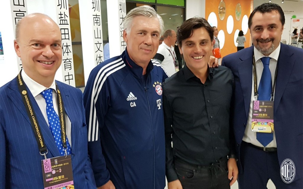 Fassone Ancelotti Montella Mirabelli