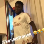 Franck Kessié a Milanello, Instagram Niang