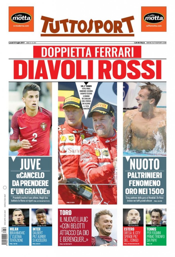 Prima_Pagina_Tuttosport_31_luglio_2017
