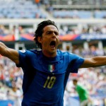 Filippo Inzaghi, ex Milan, con la maglia dell'Italia ai Mondiali del 2006, Getty Images