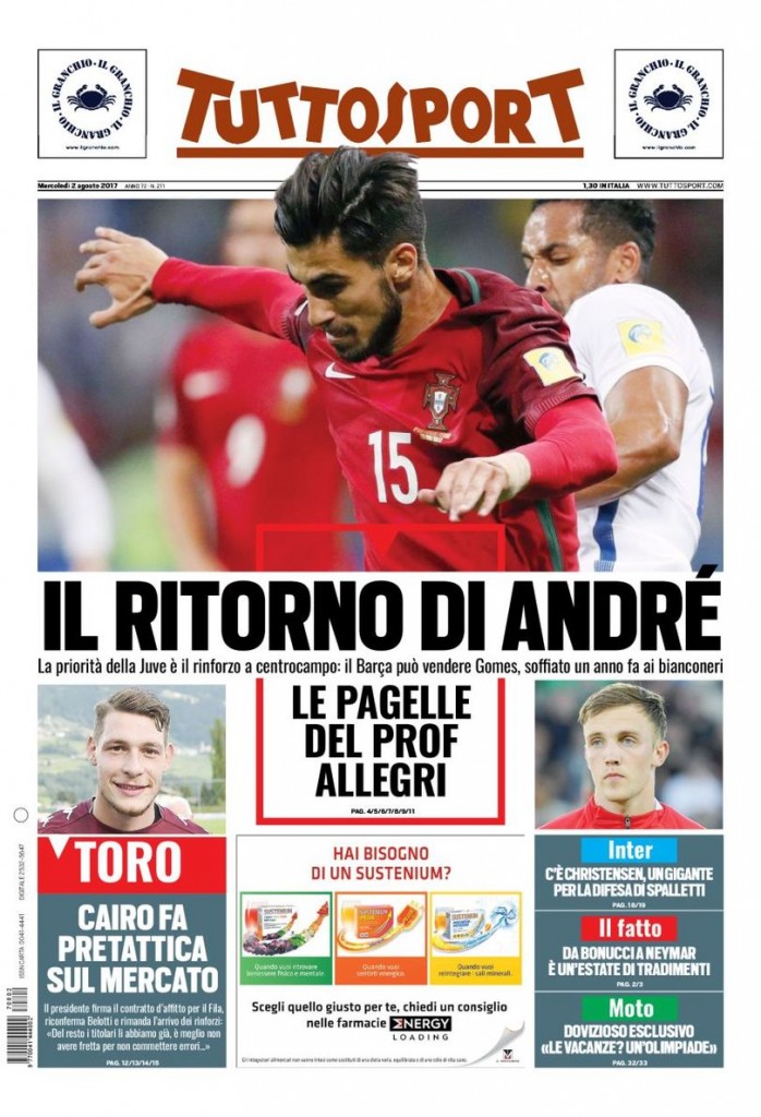 Prima_Pagina_Tuttosport_2_agosto_2017