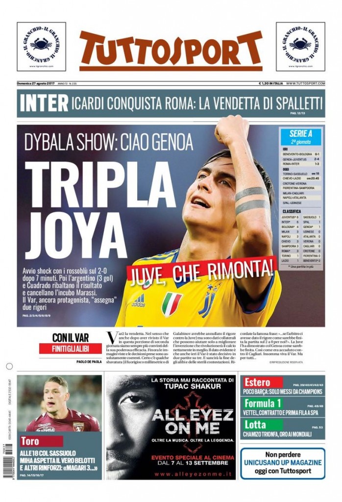 Prima_Tuttosport_27_agosto_2017