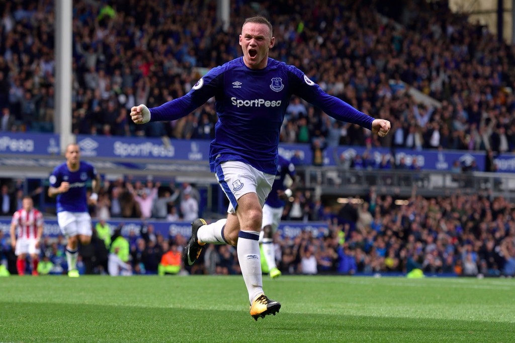 Wayne Rooney, attaccante dell'Everton, foto @Everton