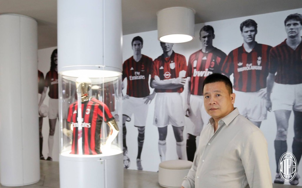 Yonghong Li in visita a Casa Milan 2