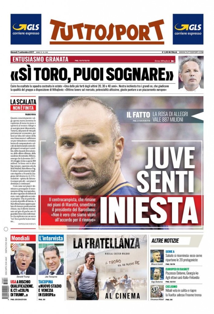 Prima_Tuttosport_7_settembre_2017