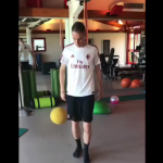 Andrea Conti a Milanello, foto Instagram Conti