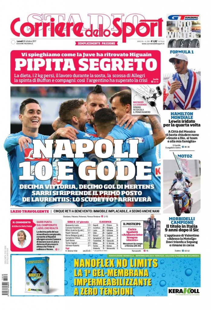 corsport 30 ottobre 2017