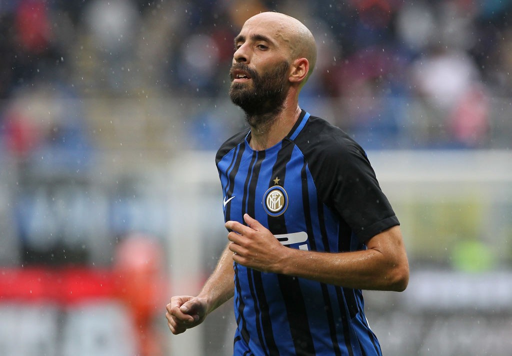 Borja Valero, ex centrocampista dell'Inter contro il Milan