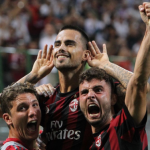 Jesus Suso festeggiato da Locatelli e Cutrone, Milan, foto Instagram Suso