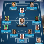 Pirlo e i 10 giocatori con cui ha giocato di più