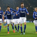 La gioia dei giocatori dello Schalke 04
