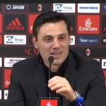 Vincenzo Montella, tecnico del Milan, in conferenza stampa