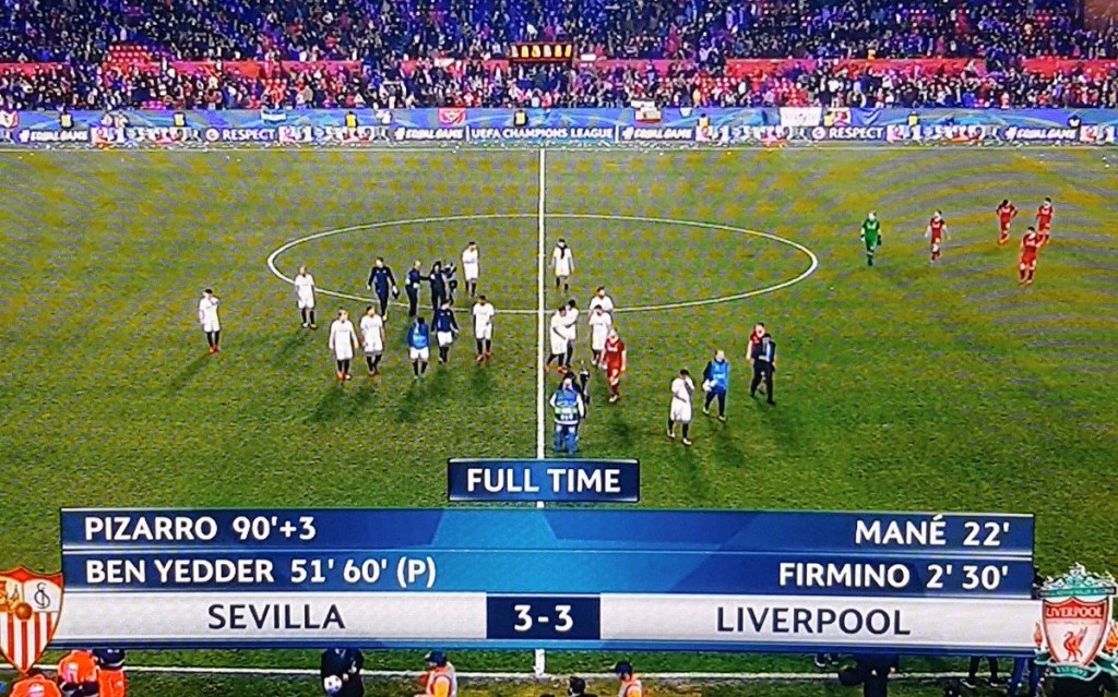 Siviglia-Liverpool 3-3, foto Ben Yedder