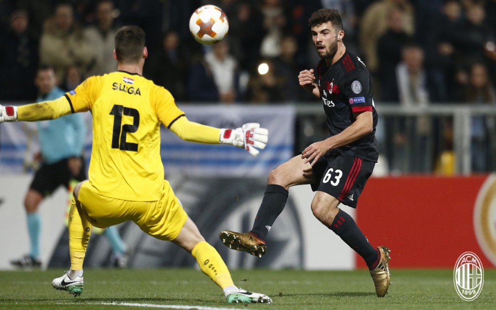 Patrick Cutrone, Milan, foto @acmilan