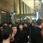 L'arrivo del Milan all'evento Diesel, foto PianetaMilan.it