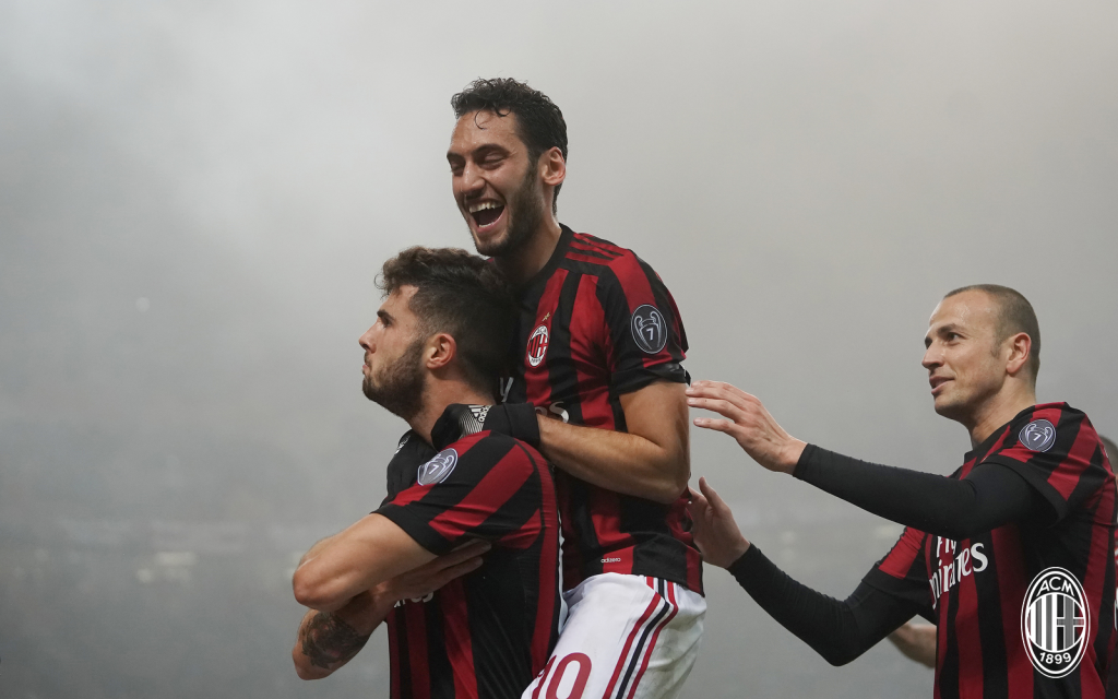 Esultanza del Milan, @acmilan