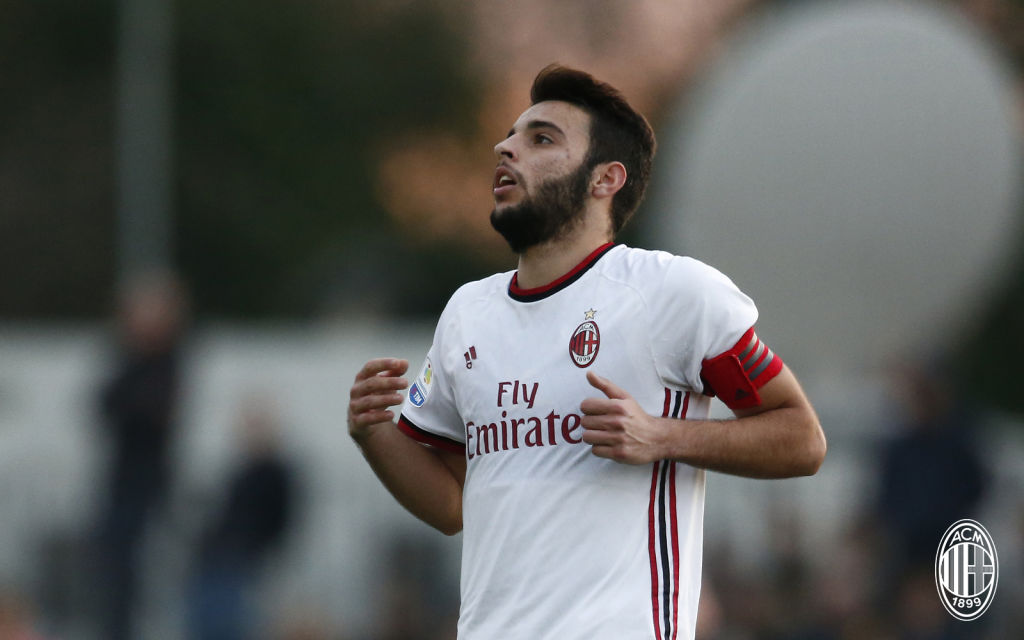 Mattia El Hilali, centrocampista del Milan Primavera