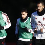 Montolivo Bonaventura Bonucci Milan Milanello