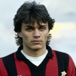 Paolo Maldini con il Milan nel 1984-1985