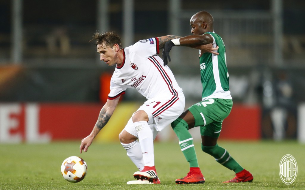 Lucas Biglia in Ludogorets-Milan, @acmilan