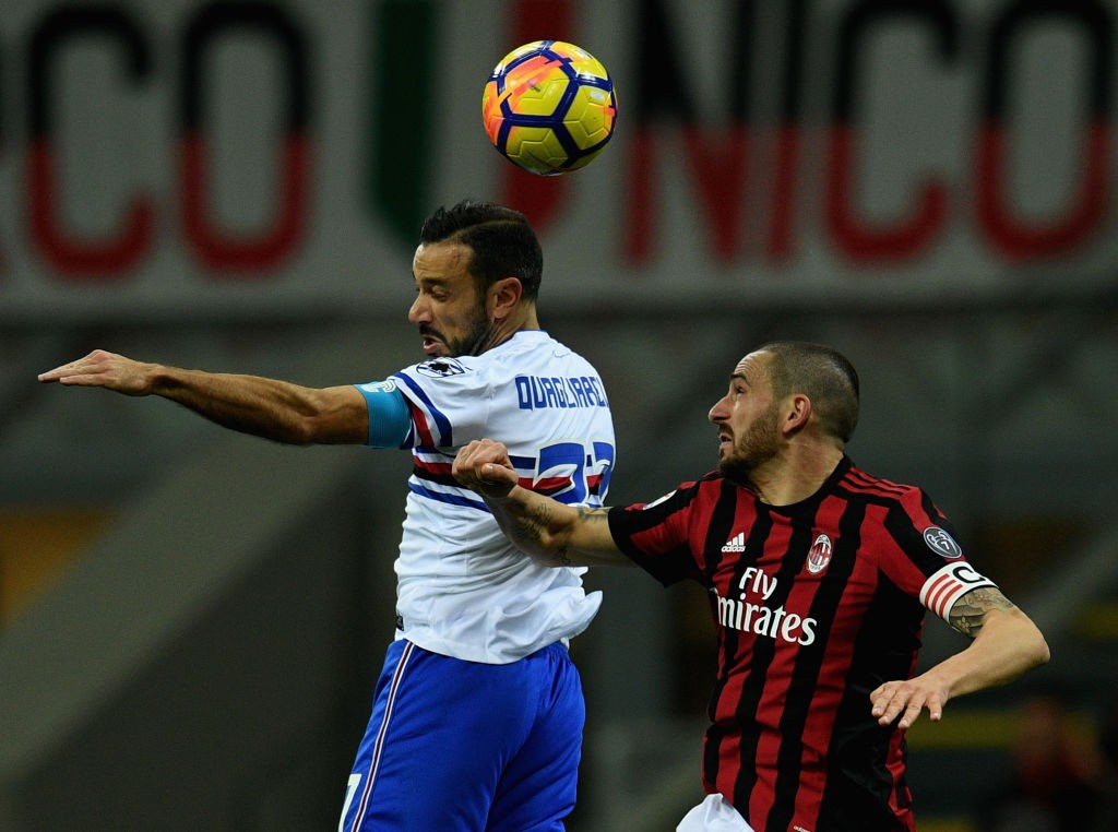 Fabio Quagliarella e Leonardo Bonucci