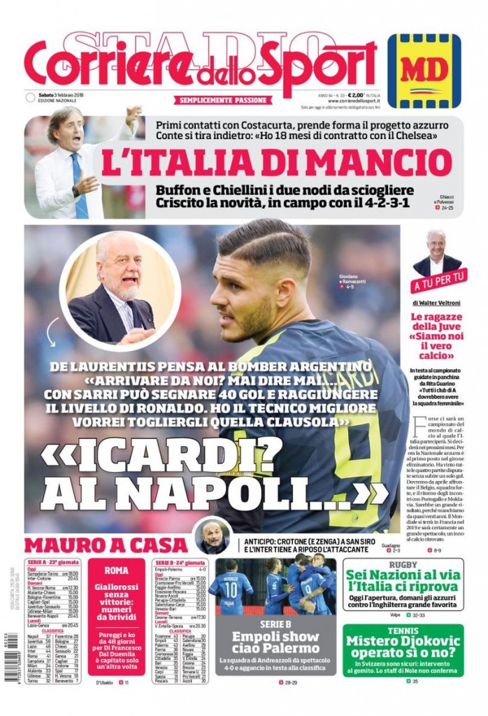 Prima_Corriere_3_Febbraio_2018